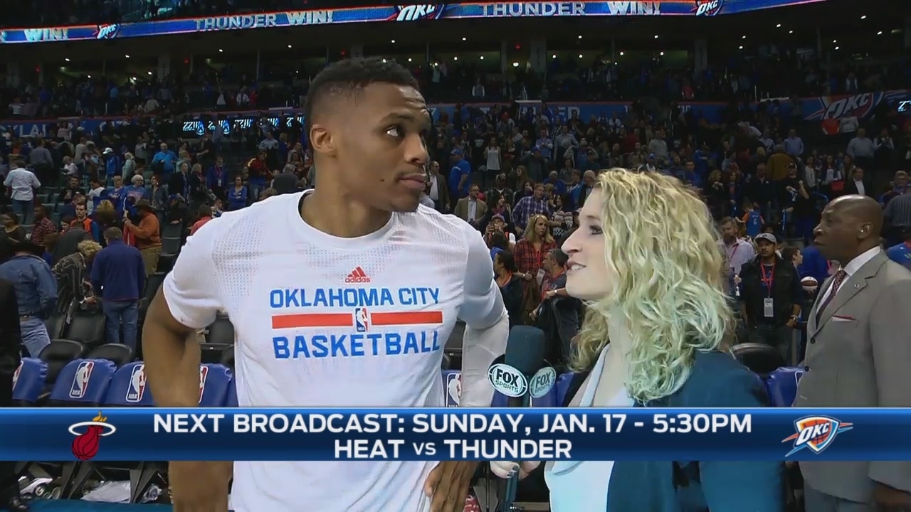 Westbrook's triple-double leads Thunder past Timberwolves